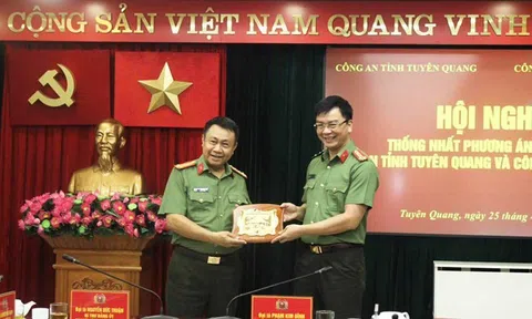 Công an Tuyên Quang và Hà Giang thống nhất phương án sáp nhập