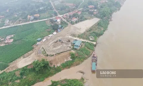 Loạt bãi cát trái phép dừng hoạt động sau phản ánh của Lao Động